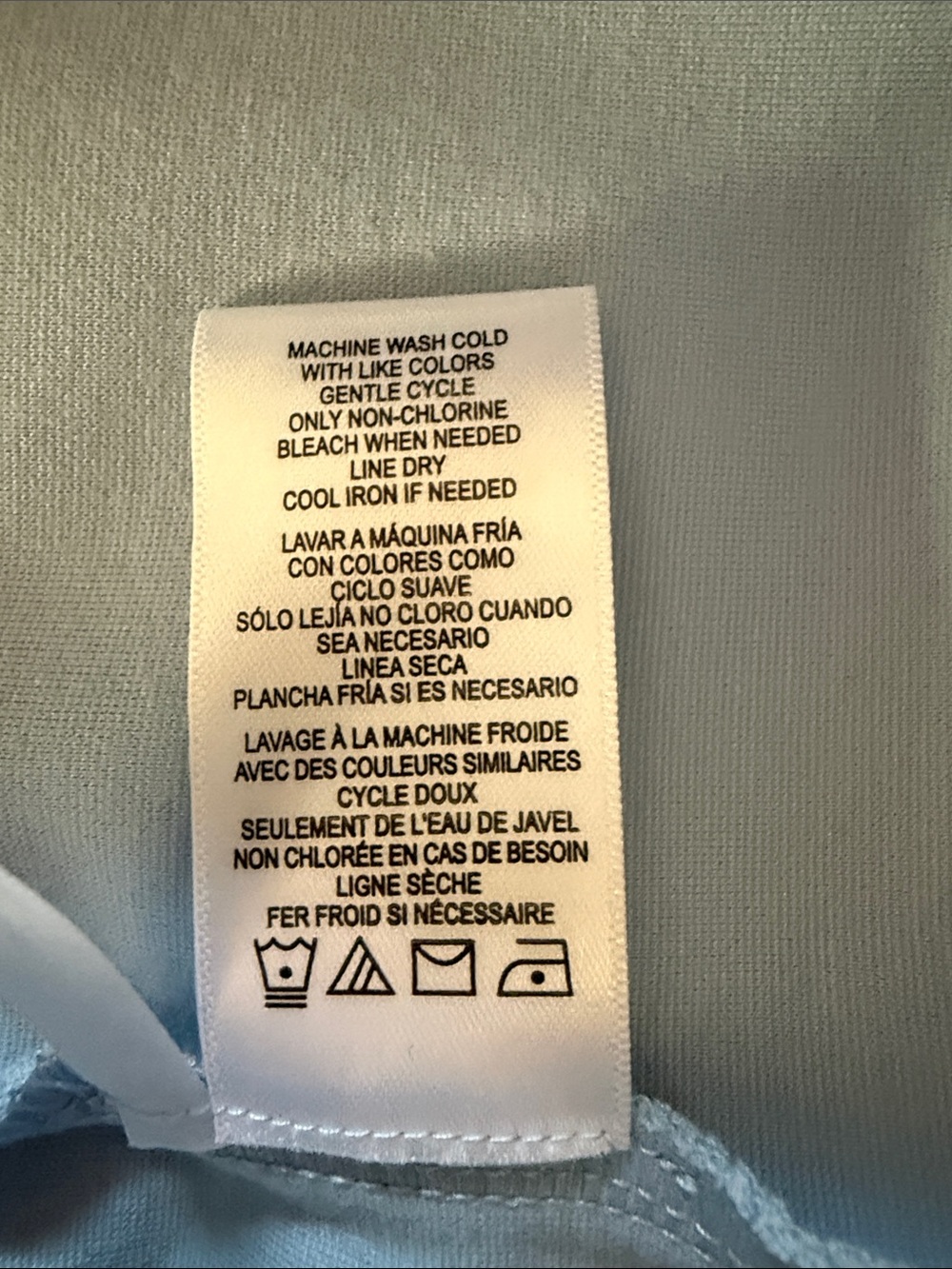 Calvin Klein Pale Blue Ponte Leggings - Picture 5 of 10